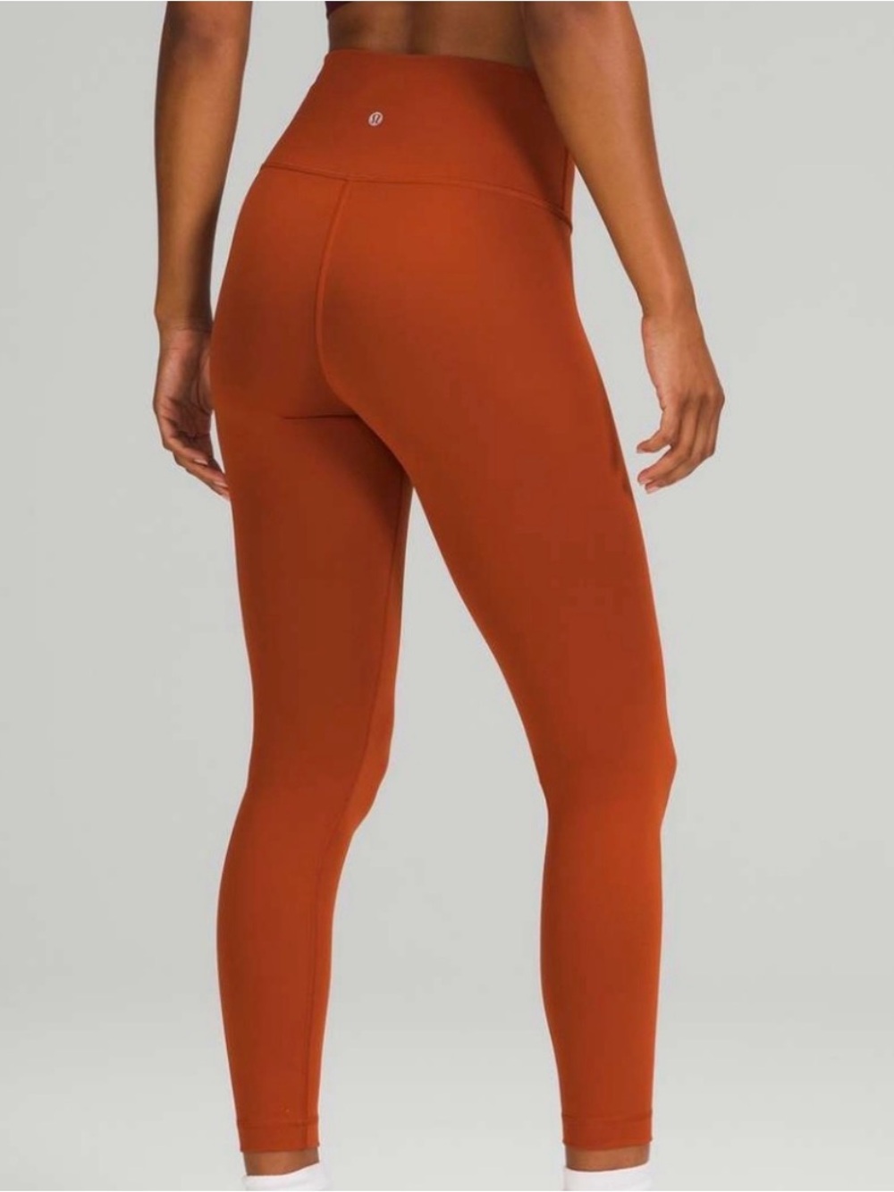 Lululemon Wunder train 25” high rise leggings size 6 Aztec Brick